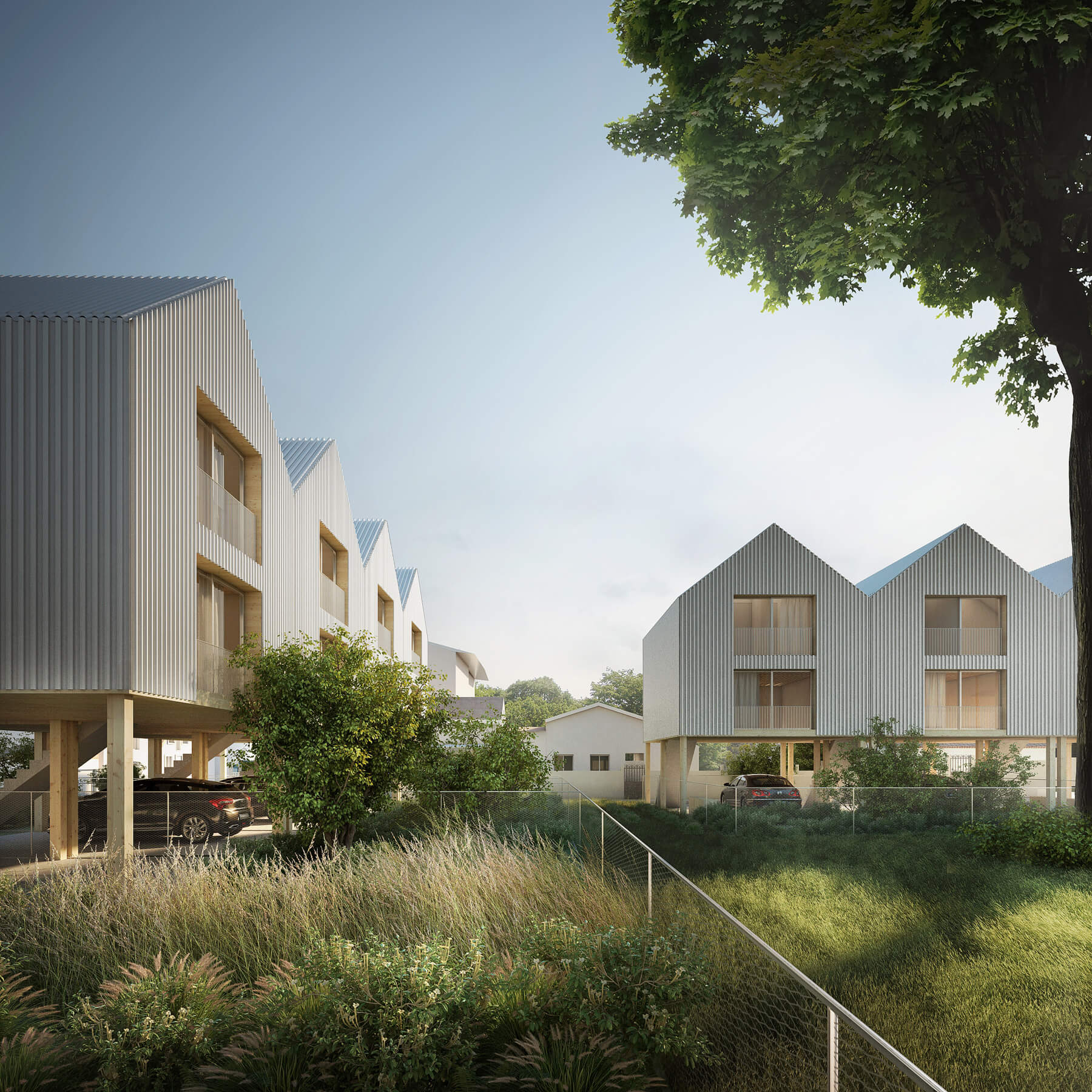 GFC architecture - 7 dwellings